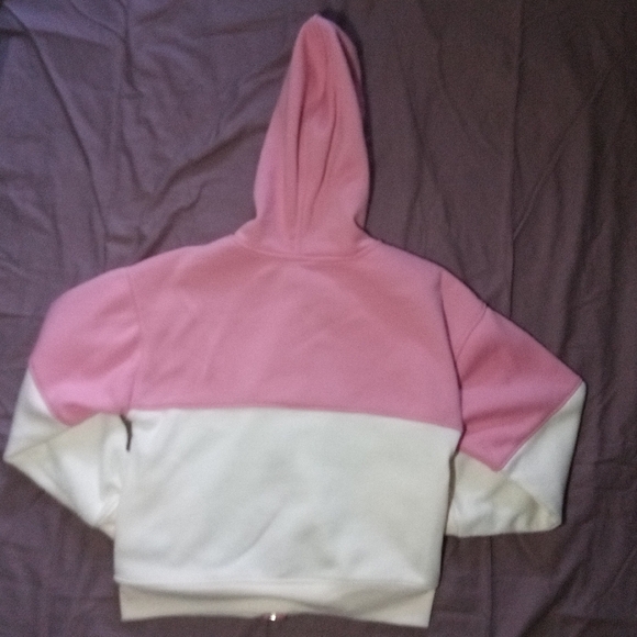 DKNY Pink and White Hoodie Set - Picture 3 of 7